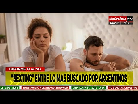 Sexting, entre lo más buscado por los argentinos en internet