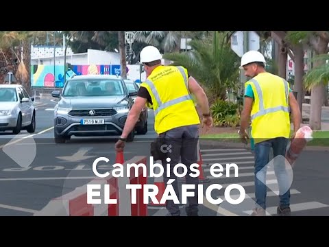 Cambios en el tráfico de Santa Cruz de Tenerife por las obras de la depuradora