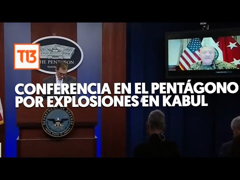 Conferencia del Pentágono por explosiones en Kabul