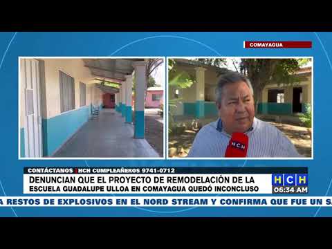 Denuncia: Un salón, parque y cancha, falta construir en escuela Guadalupe Ulloa de Comayagua