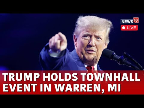 Donald Trump LIVE | Trump Speech Today | Trump Michigan Townhall | Trump Warren Townhall | N18G