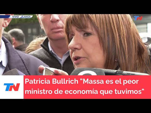 Patricia Bullrich Massa es el peor ministro de economía que hemos tenido, dijo la candidata
