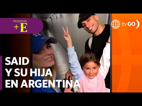 Alejandra y Said disfrutan vacaciones en Argentina | Más Espectáculos (HOY)