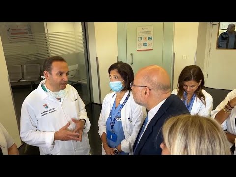 Lebanese health minister visits hospitals treating people injured in pager explosions