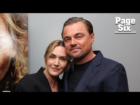 Leonardo DiCaprio & Kate Winslet share a kiss as they reunite 27 years after ‘Titanic’ release