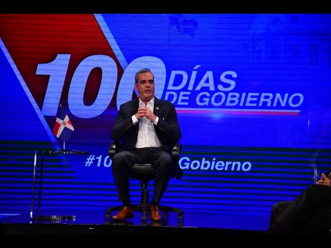 Luis Abinader pasa balance a sus 100 días de gobierno
