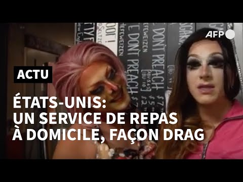 Sur fond de pandémie, des drag queens livrent des repas et un show à Washington | AFP