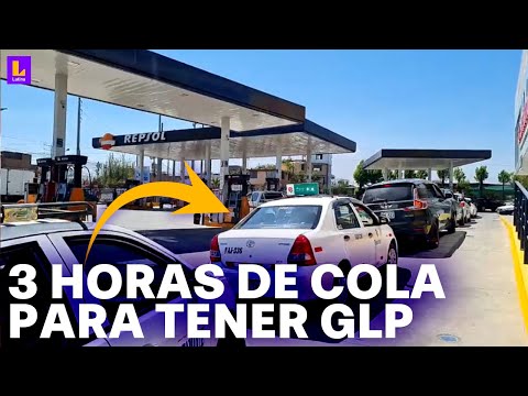 Escasez de GLP en Arequipa: Vehículos hacen largas colas para conseguir este combustible
