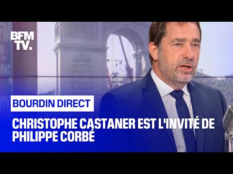 Christophe Castaner face à Philippe Corbé en direct