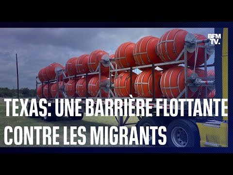 Texas: un projet de barrière flottante sur le Rio Grande pour empêcher la traversée de migrants