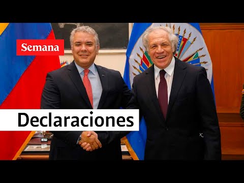 Duque realiza declaración con el secretario de la OEA | Semana Noticias