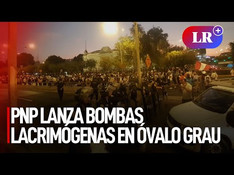 Policía lanza bombas lacrimógenas para normalizar el tránsito en el Cercado de Lima | #LR