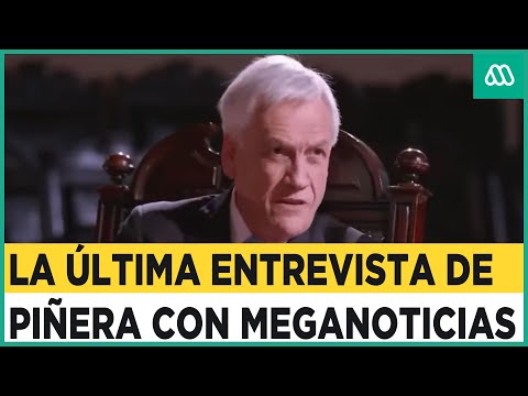 La última entrevista al expresidente Sebastián Piñera con Meganoticias