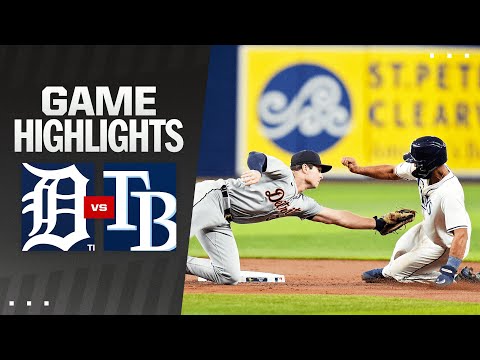 Tigers vs. Rays Game Highlights (4/22/24) | MLB Highlights