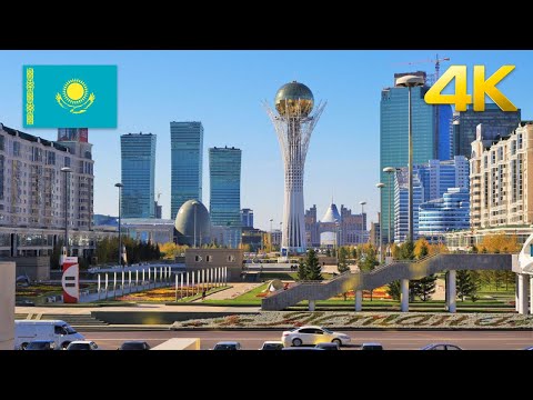Kazakhstan - Astana - Walking Tour 4k