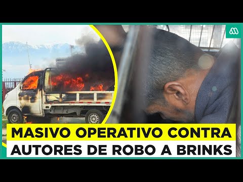 Robo a Brinks: 15 casas allanadas y bolsas con dinero en operativo