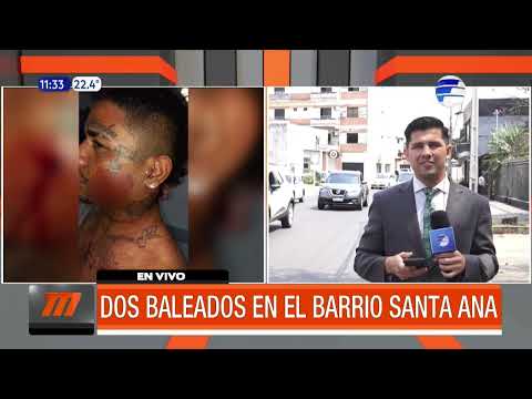Dos heridos durante balacera en Asunción