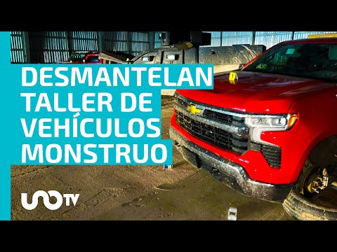 ¡Golpe al crimen organizado! Aseguran taller para blindar vehículos “monstruo” en Sonora