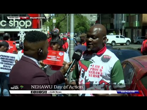 NEHAWU Day of Action over community healthcare workers' recurring fixed-term contracts