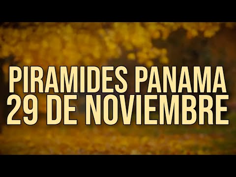 Pirámides de la suerte para el Miércoles 29 de Noviembre 2023 Lotería de Panamá