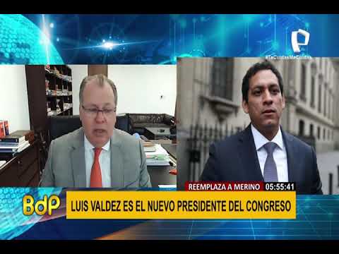 Luis Valdez: ¿quién es el nuevo presidente del Congreso