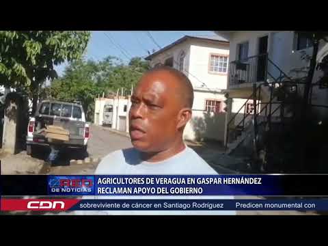 Agricultores de veragua en Gaspar Hernández reclaman apoyo del Gobierno