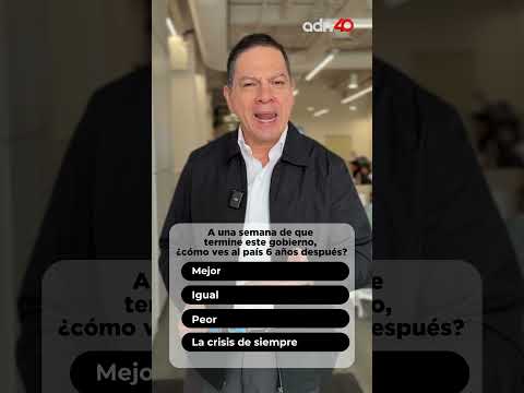 A una semana de que termine este gobierno, ¿cómo ves al país 6 años después?