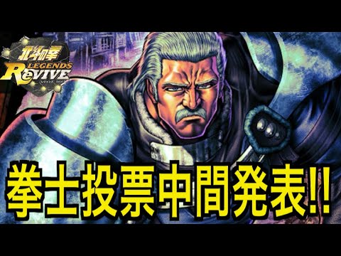 【北斗の拳レジェンズリバイブ】【雑談】LR昇格拳士人気投票、中間結果が衝撃すぎた。