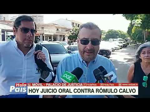 JUICIO ORAL CONTRA ROMULO CALVO