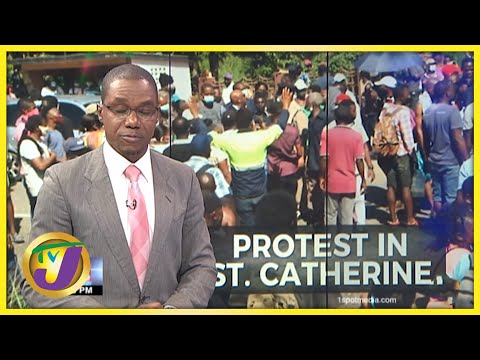 Water Crisis: Residents Protest in St. Catherine, Jamaica | TVJ News - Nov 22 2021