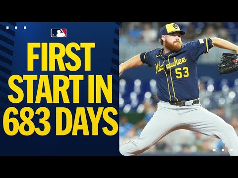 WHAT A COMEBACK! Brandon Woodruff tosses 6 strong innings in his first start in nearly 2 years!
