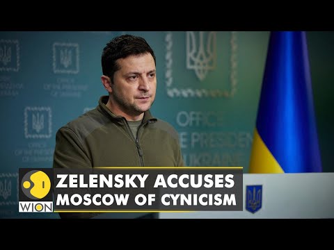 🌎Ukrainian President has accused Moscow of Cynicism | Zelensky asserts on staying in Kyiv | WION