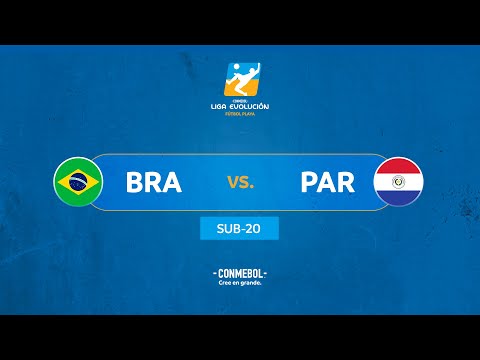 BRASIL VS. PARAGUAY | CONMEBOL LIGA EVOLUCIÓN de FÚTBOL PLAYA | SUB20