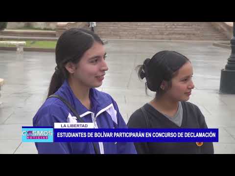 Trujillo: Estudiantes de Bolívar participarán en concurso de declamación