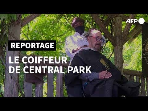 Le coiffeur de Central Park, nouvelle attraction new-yorkaise | AFP