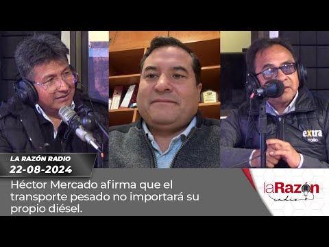 Héctor Mercado afirma que el transporte pesado no importará su propio diésel.