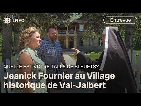 La talle de bleuets de Jeanick Fournier... à Val-Jalbert.