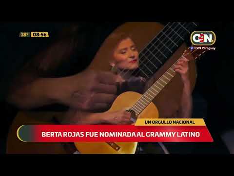 Berta Rojas nuevamente nominada al Grammy Latino