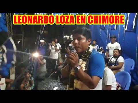 LEONARDO LOZA EN EL CIERRE DE CAMPAÑA DEL MAS-IPSP EN CHIMORE.