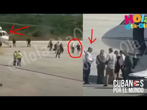 Otaola muestra video de viajes de Díaz-Canel y comitiva en helicóptero y avión privado venezolano