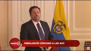 En video, declaraciones juramentadas de Mancuso, sobre promoción de embajador Santos a paramilitares
