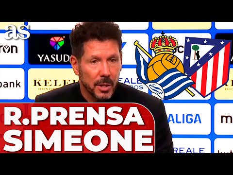 SIMEONE, RUEDA DE PRENSA completa hoy tras el REAL SOCIEDAD 1 - ATLÉTICO DE MADRID 1 | LALIGA