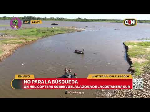 Sigue la búsqueda en el río Paraguay