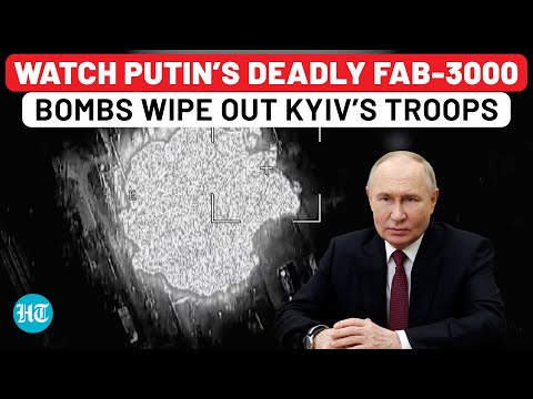 Putin’s Deadly FAB-3000 Bombs Wreak Havoc In Ukraine; ‘60 Soldiers Killed In Single Strike’ | Watch