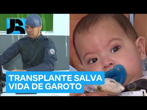 Garoto de Brasília (DF) ganha nova chance de vida após doação de fígado por policial de SP