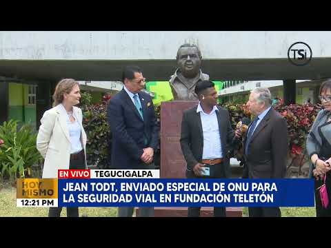 Jean Todt enviado especial de la ONU para la seguridad vial hace recorrido por Fundación Teletetón