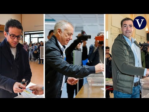 Así han votado los candidatos a lehendakari en el País Vasco