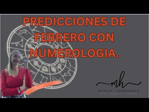 Predicciones de febrero 2024 con numerologia.