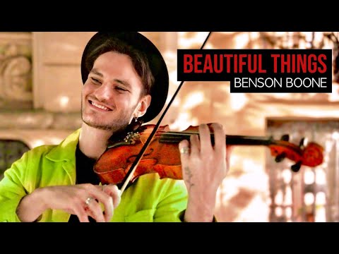 BEAUTIFUL THINGS - Benson Boone - Violin Cover by Caio Ferraz, Intrumental Version