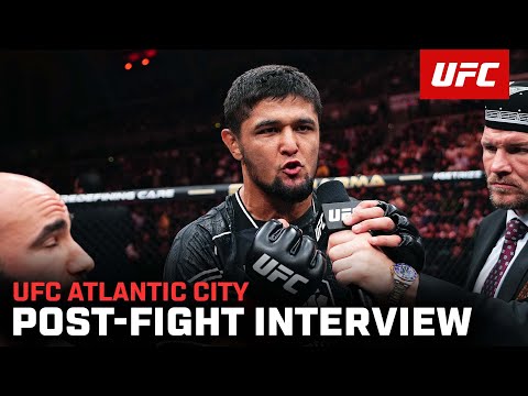 Nursulton Ruziboev Post-Fight Interview | UFC Atlantic City